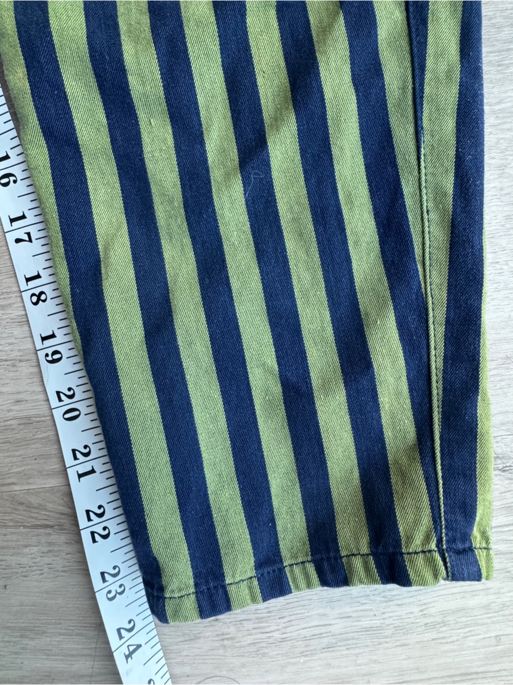 Esprit vintage 80's 90's high waist striped ankle pants size 7/8 - Picture 8 of 9